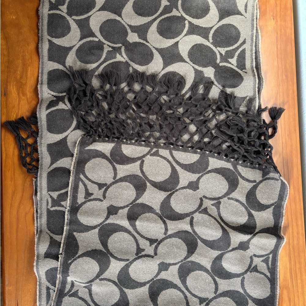 Designer Signature Scarf 100% Wool Made in Italy